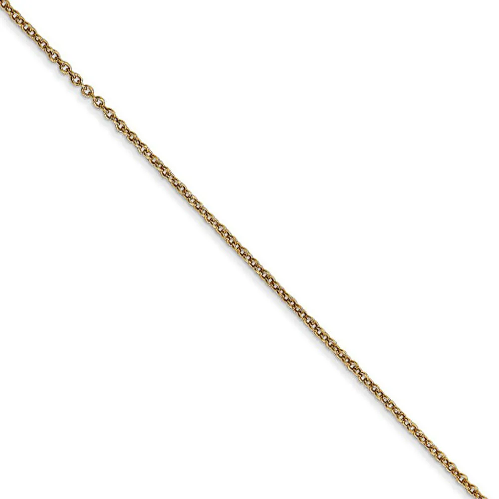 14K YELLOW GOLD COMPASS (22M NECKLACE