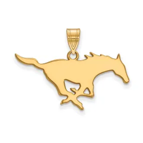 14k Yellow Gold Southern Methodist U. Large Pendant