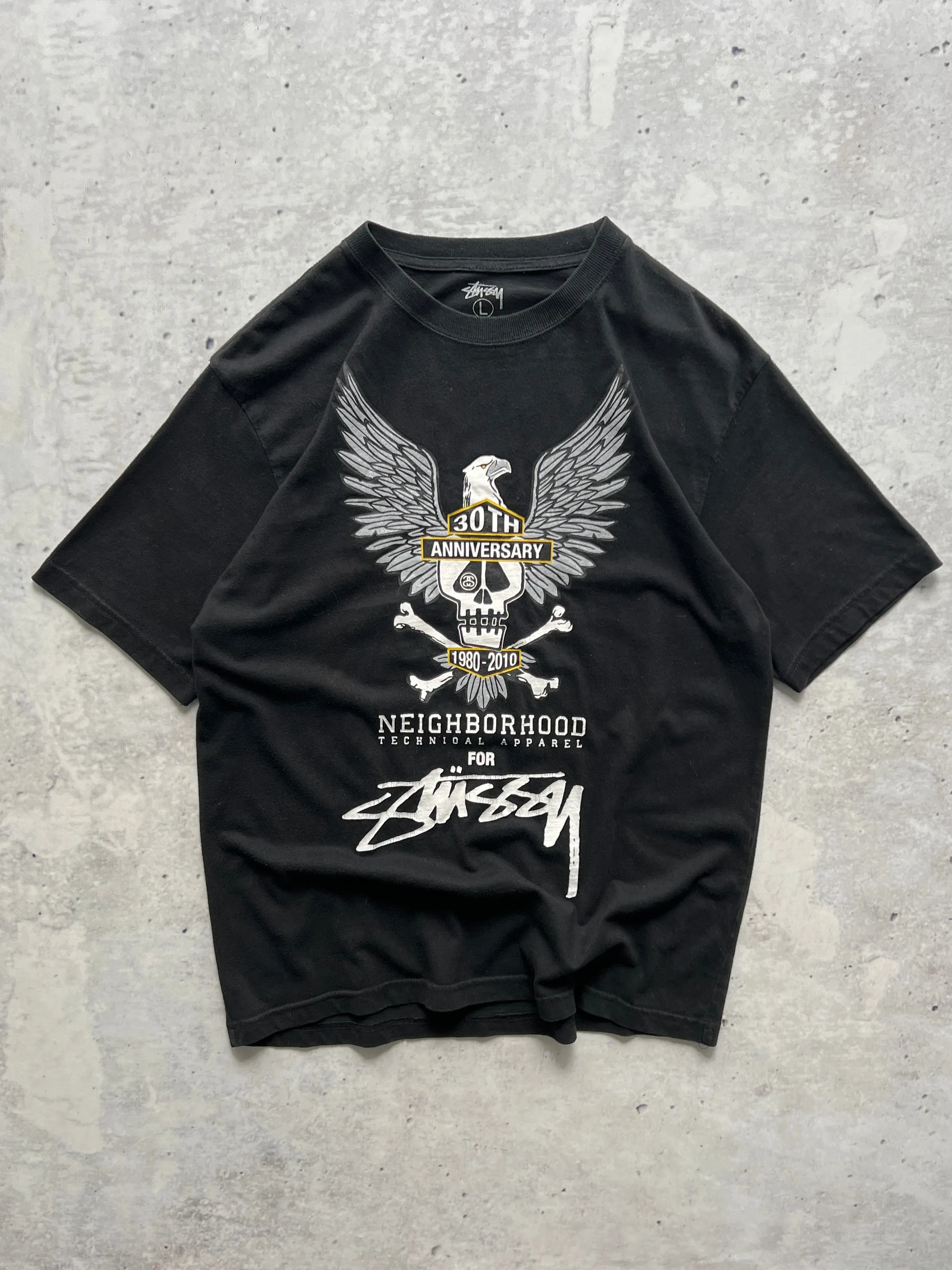 2010 STUSSY X NEIGHBORHOOD ANNIVERSARY T SHIRT (