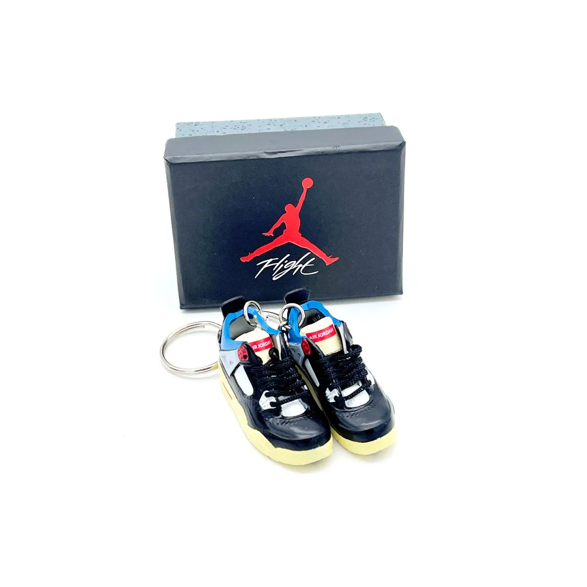 3D Sneaker Keychain- Air Jordan 4 Union Nior Pair