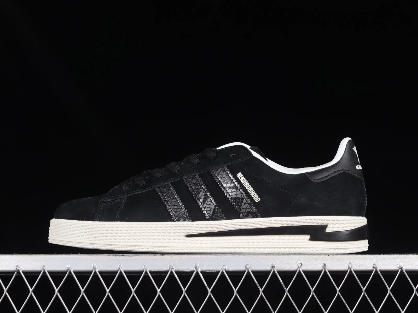 Adidas Campus Invincible x Neighborhood Black White Snakeskin GW8852