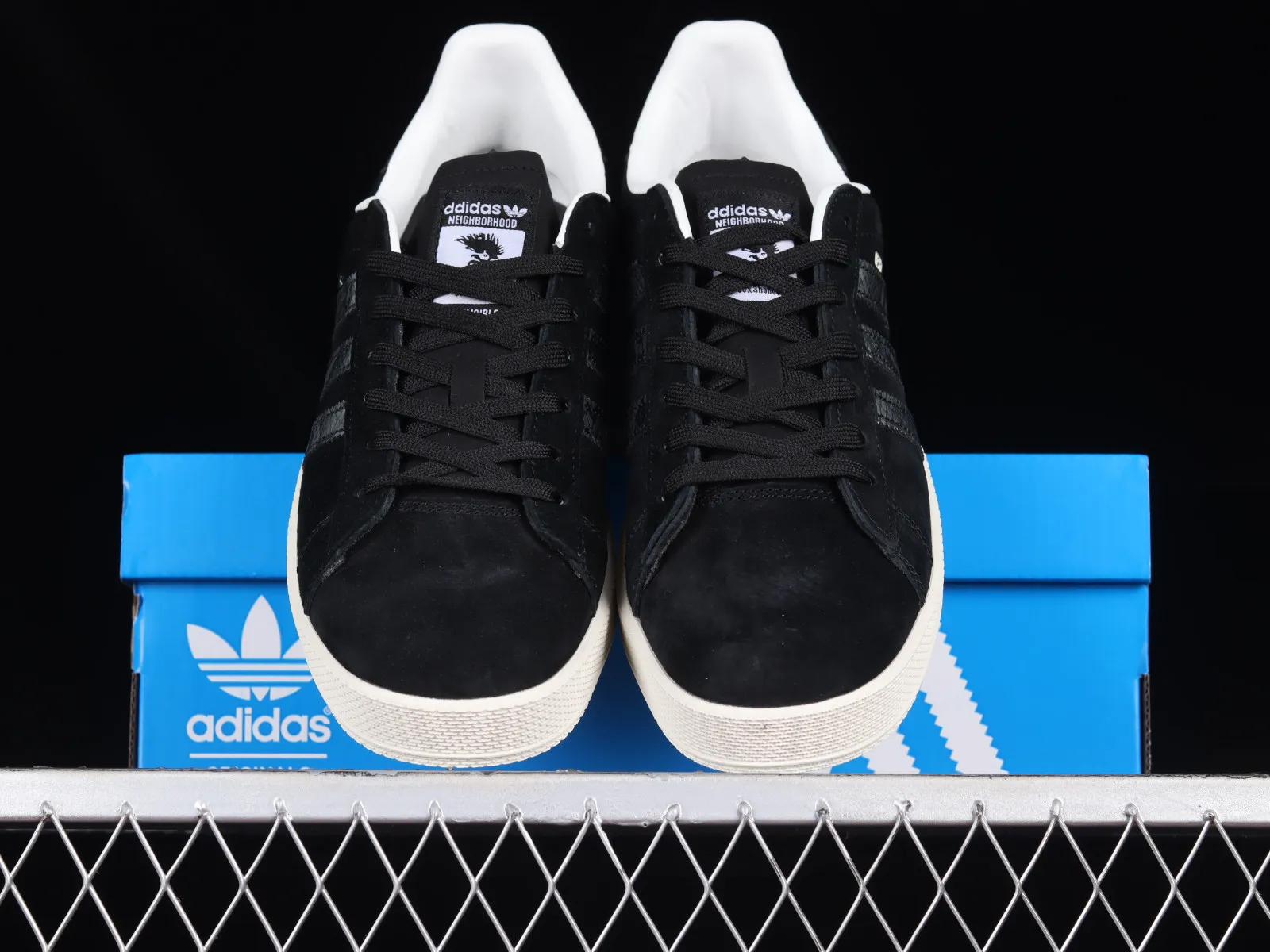 Adidas Campus Invincible x Neighborhood Black White Snakeskin GW8852