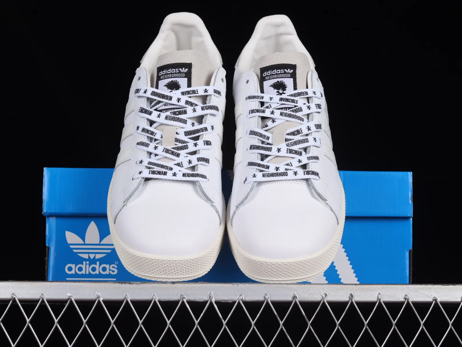 Adidas Campus Invincible x Neighborhood White Black Snakeskin GW8962