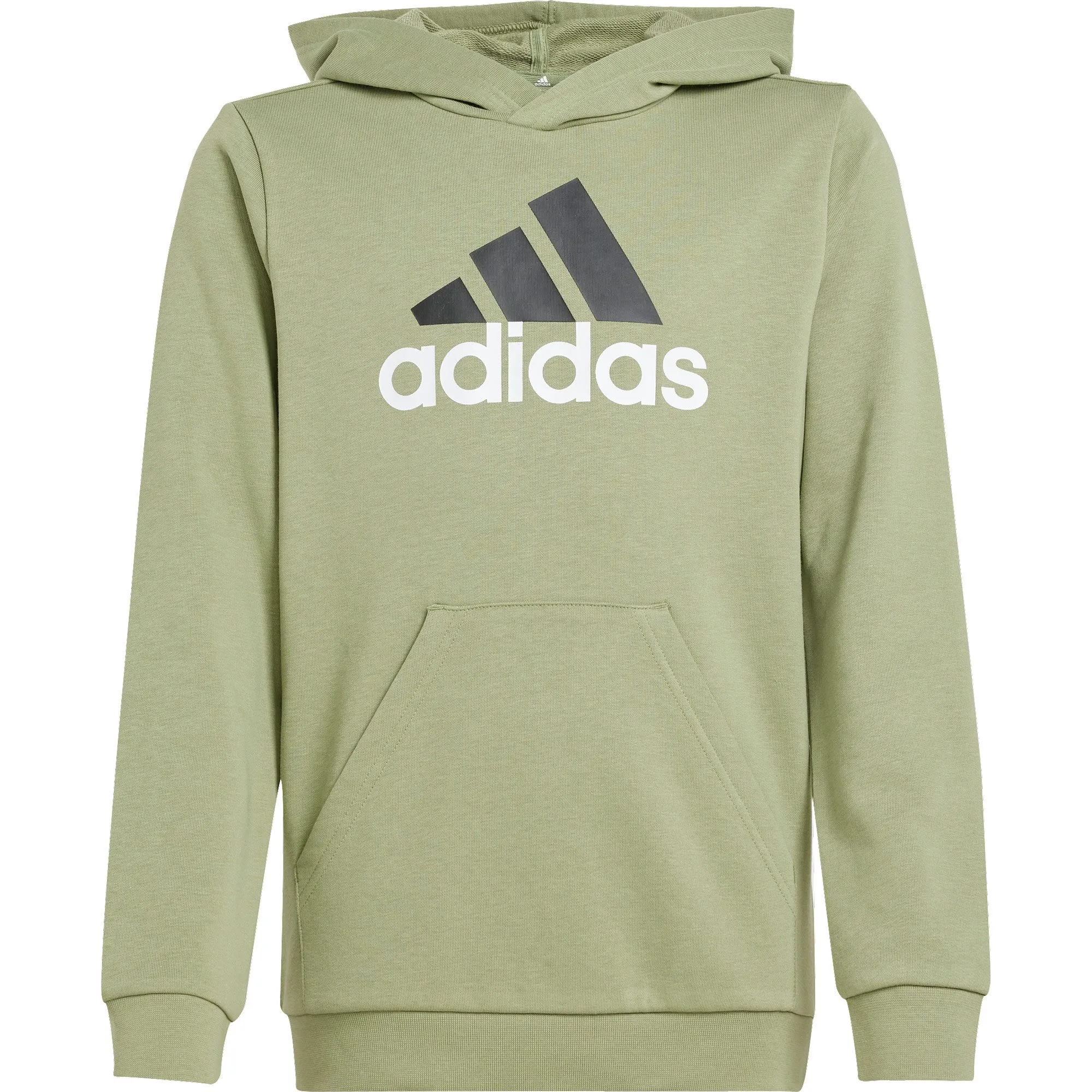 adidas - Essentials Two-Colored Big Logo Cotton Hoodie Kids tent green