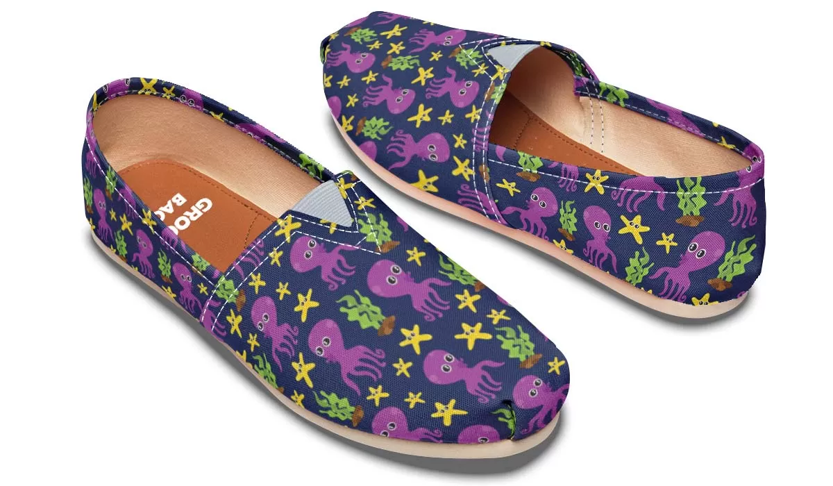 Adorable Octopus Pattern Casual Shoes