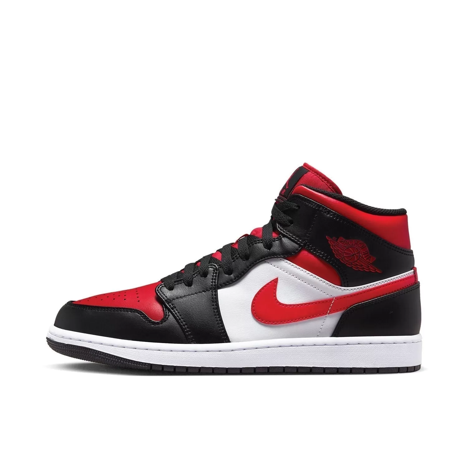 Air Jordan 1 Mid GS 'Bred Toe'