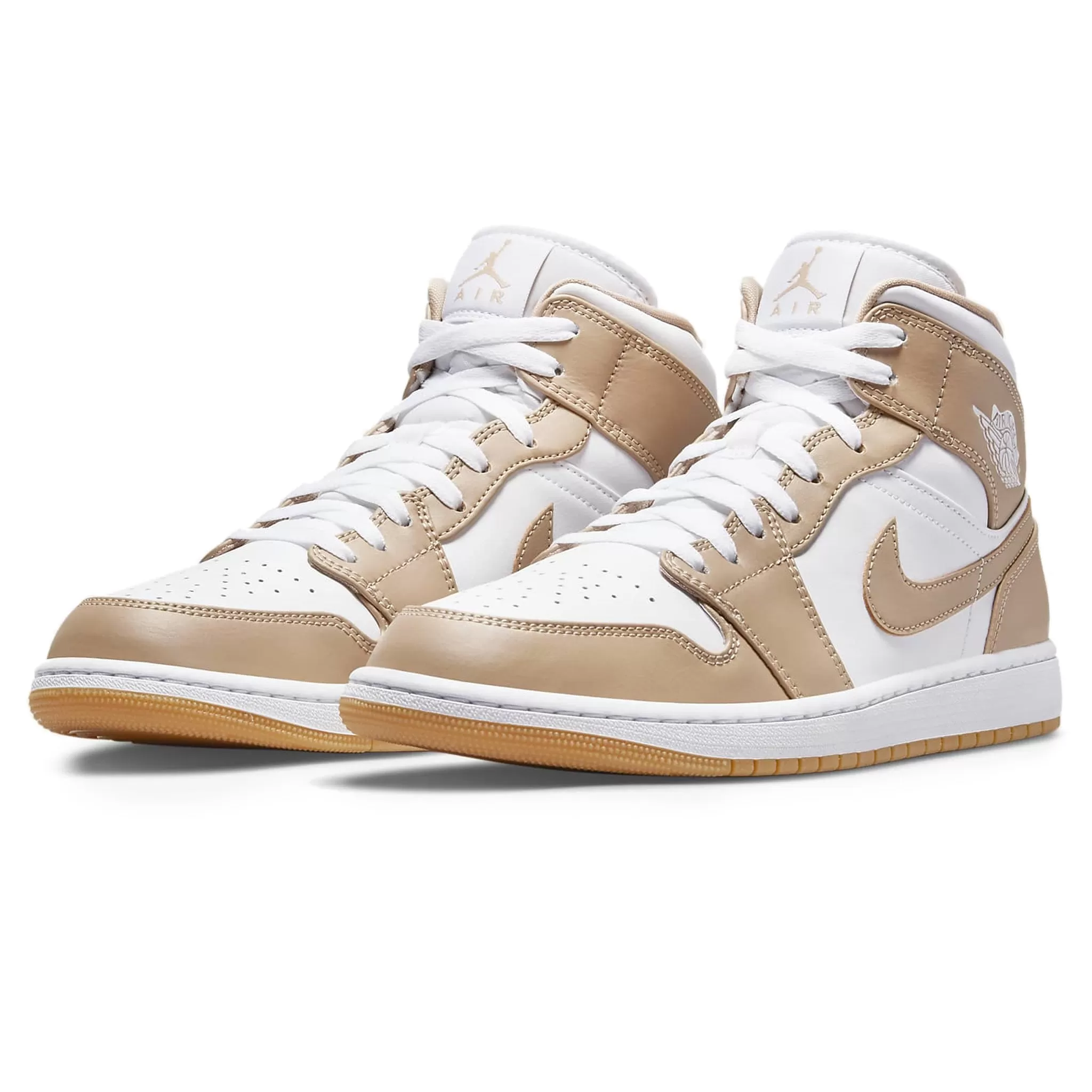 Air Jordan 1 Mid Tan Gum