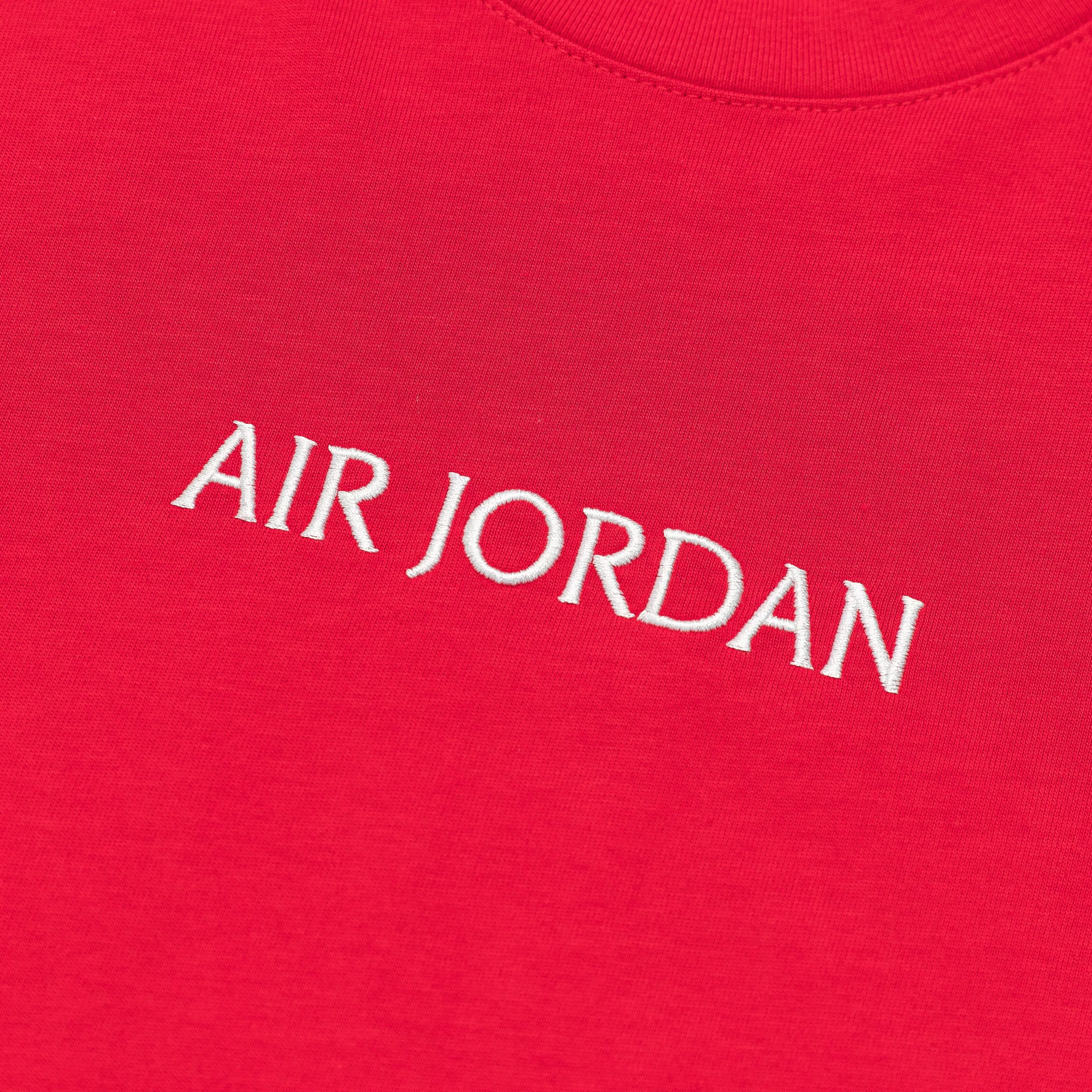 Air Jordan Tee - Fire Red/Sail