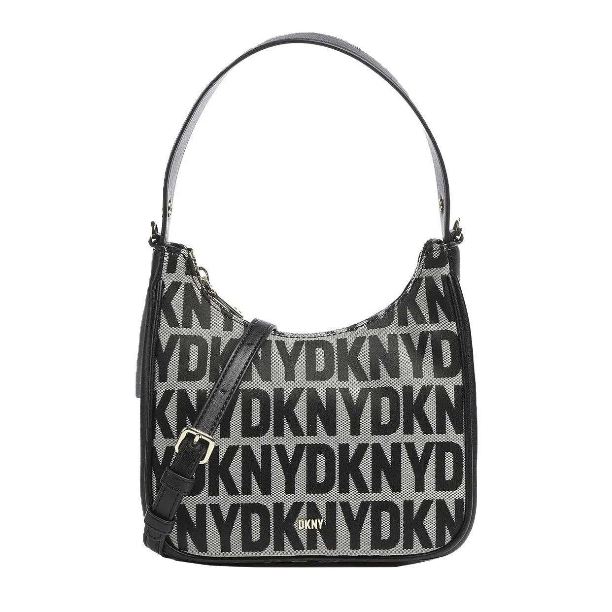 Alexa Demi Crossbody Bag -Black/Logo