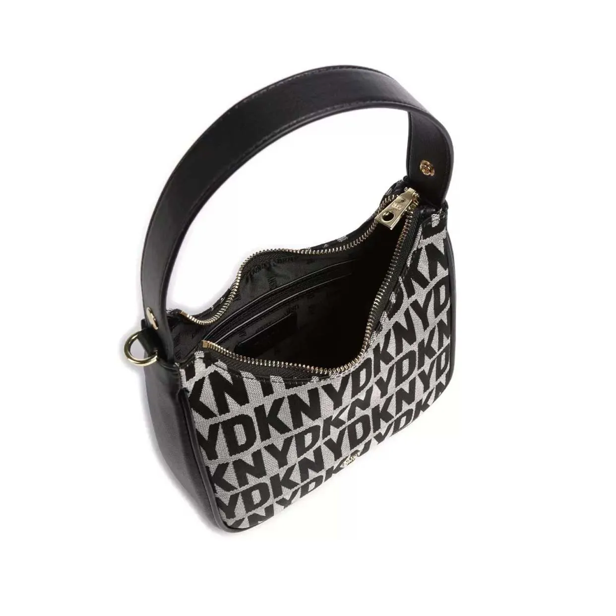 Alexa Demi Crossbody Bag -Black/Logo