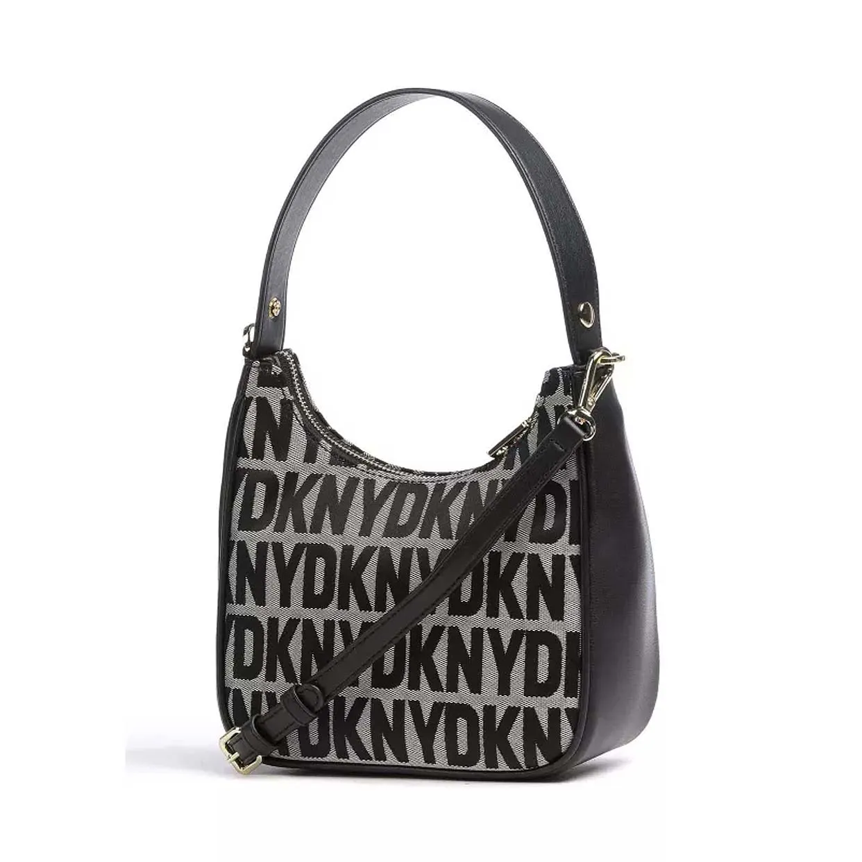 Alexa Demi Crossbody Bag -Black/Logo