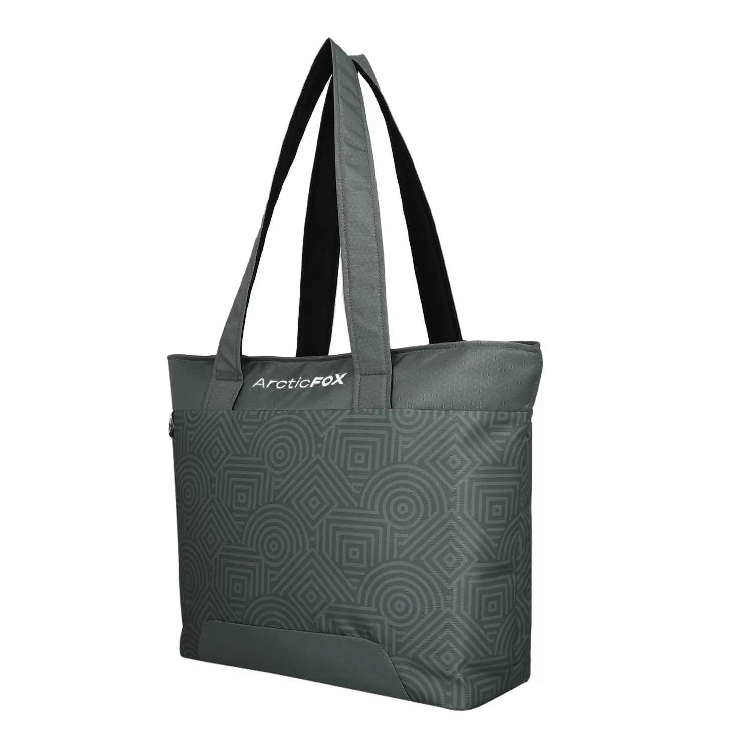 Arctic Fox Lattice Laptop Tote Bag For Women  (Sea Spray)