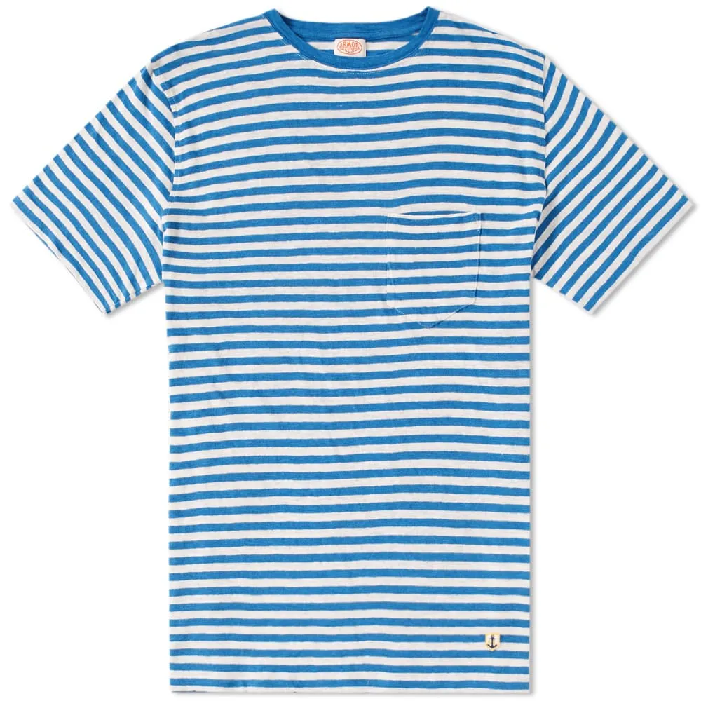 Armor-Lux 71197 Stripe Pocket TeeZanzibar & Natural