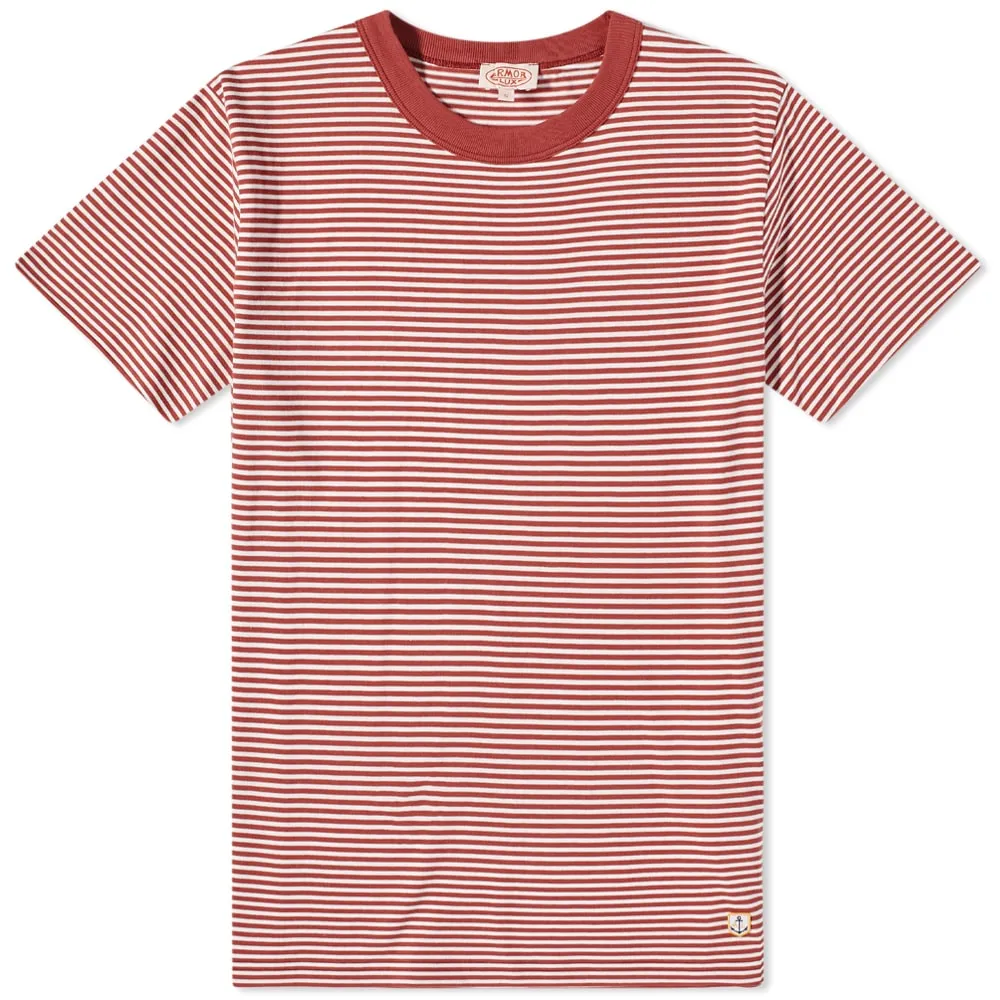 Armor-Lux Callac Striped T-ShirtMilk & Manganese