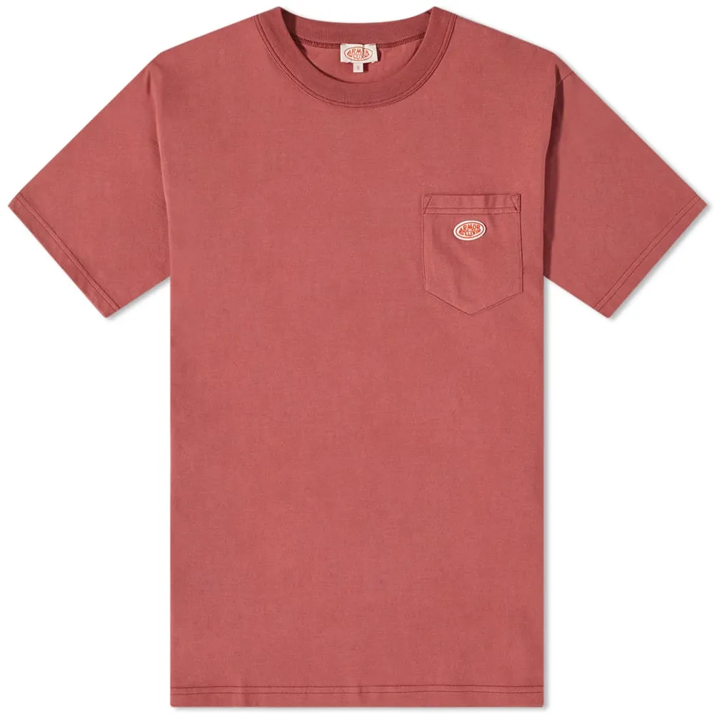 Armor-Lux Organic Logo Pocket T-ShirtManganese