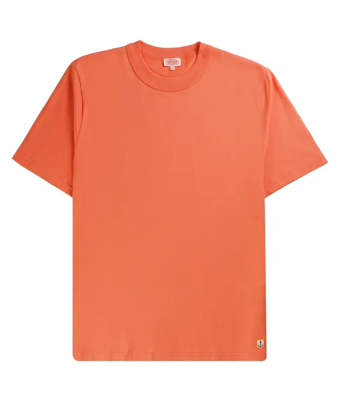 Armor Lux Plain Men's Crew T-Shirt | Teal/Coral -72000