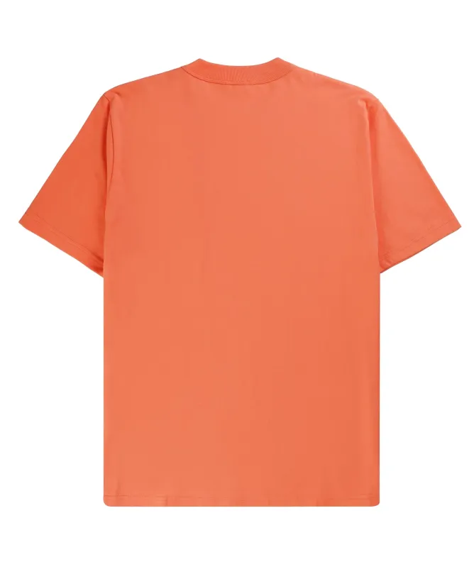 Armor Lux Plain Men's Crew T-Shirt | Teal/Coral -72000