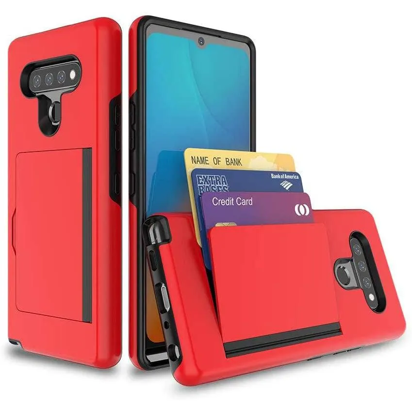 Armor Protective Card Holder Case for LG Stylo 6