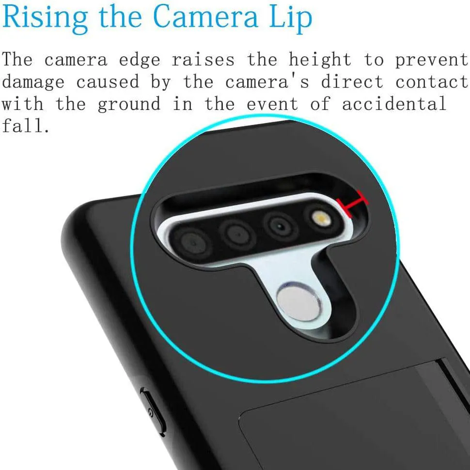 Armor Protective Card Holder Case for LG Stylo 6