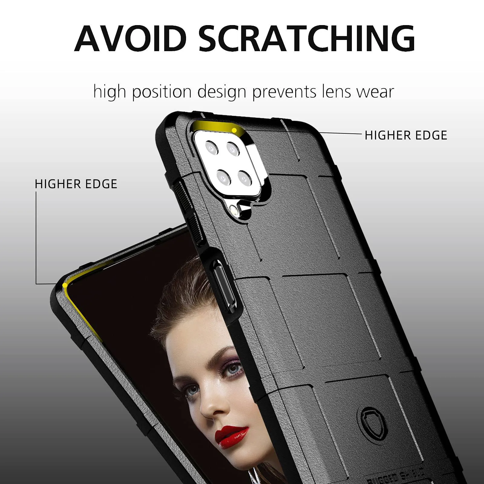 Armor Tactical Protective Case For Samsung A12