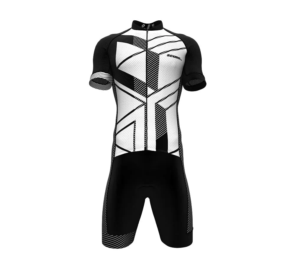 Armor White Scudopro Cycling Speedsuit for Men