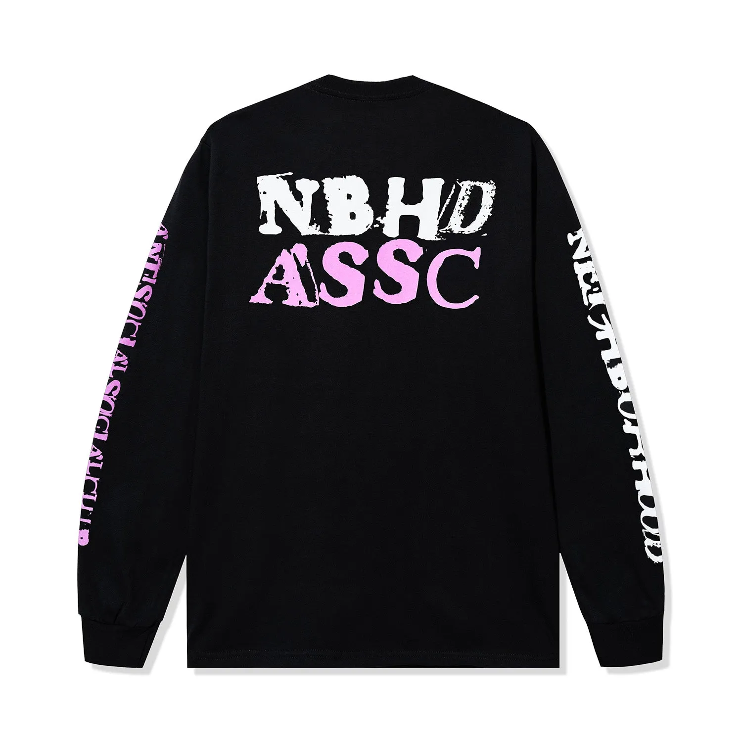 ASSC x Neighborhood Chaos LS Tee - Black