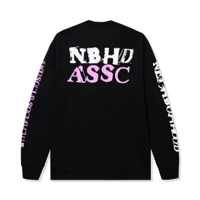 ASSC x Neighborhood Chaos LS Tee - Black