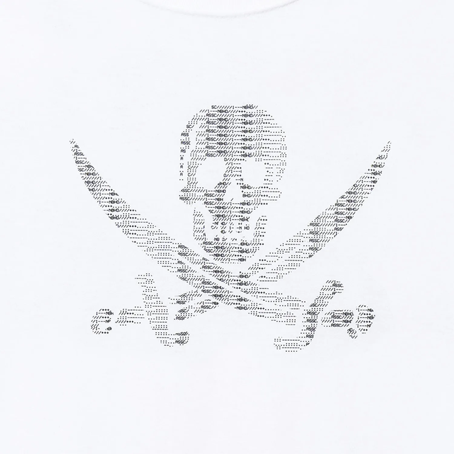 ASSC x Neighborhood Crossbones Tee - White