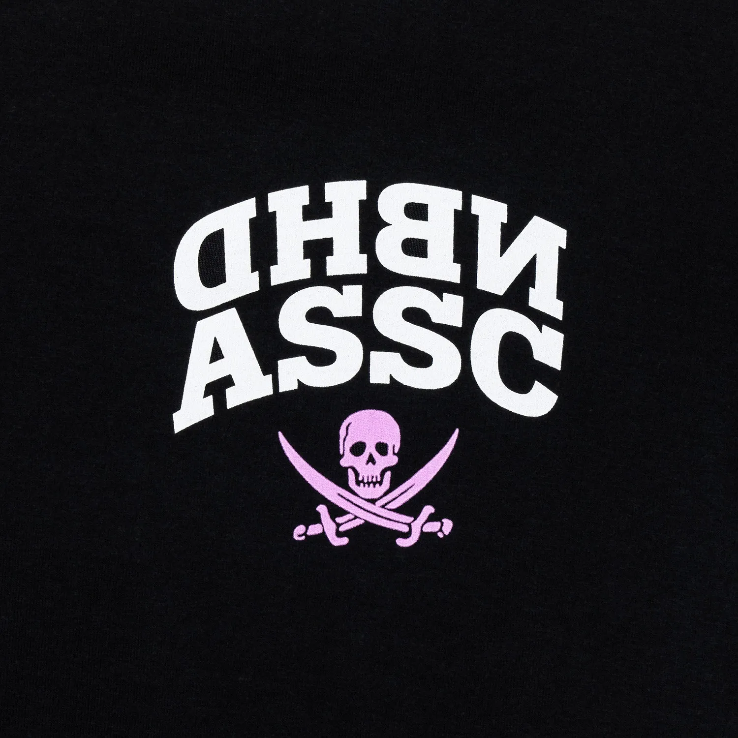 ASSC x Neighborhood Reverse Tee - Black/Pink