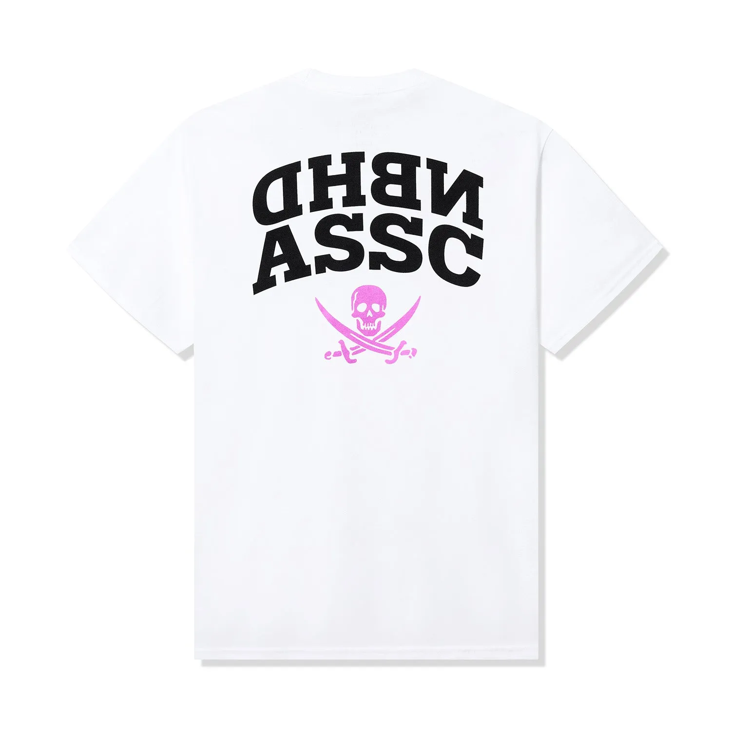 ASSC x Neighborhood Reverse Tee - White/Pink