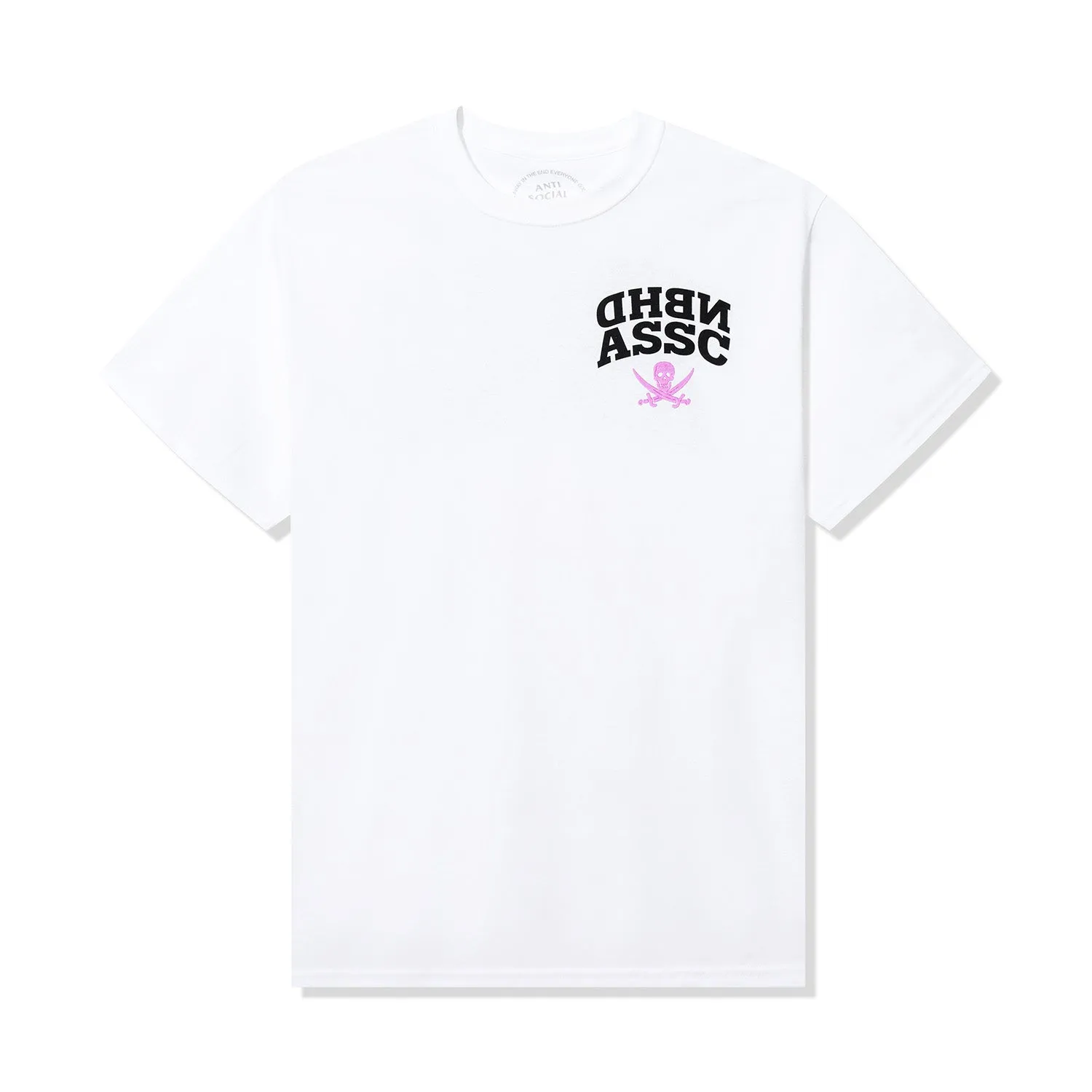 ASSC x Neighborhood Reverse Tee - White/Pink