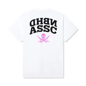 ASSC x Neighborhood Reverse Tee - White/Pink