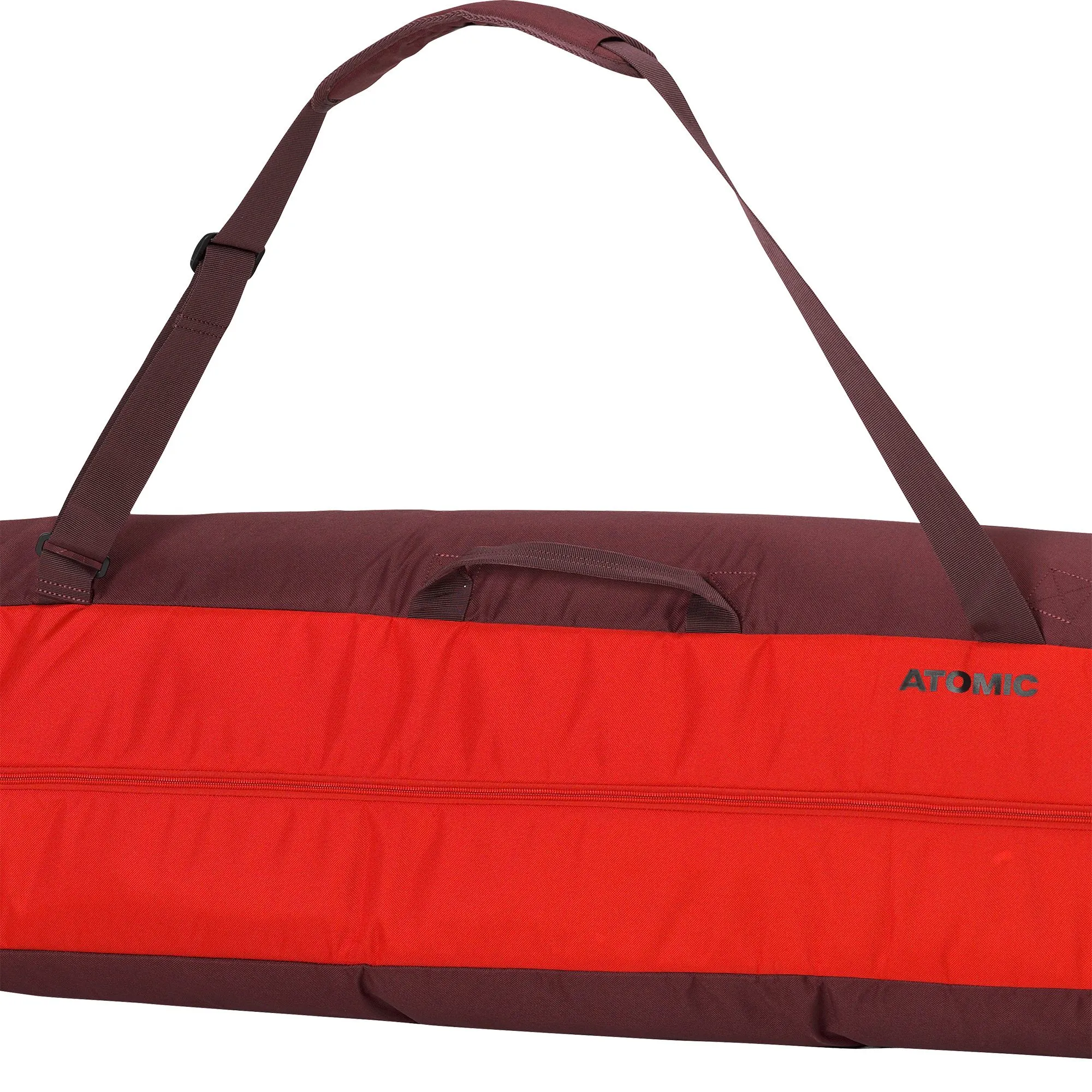 Atomic - Double Ski Bag Ski Bag for 2 Pairs of Skis 205cm maroon