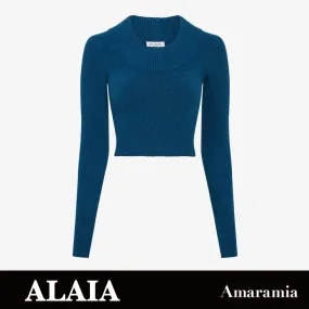 Azzedine Alaia  |Casual Style Wool Street Style Long Sleeves Plain