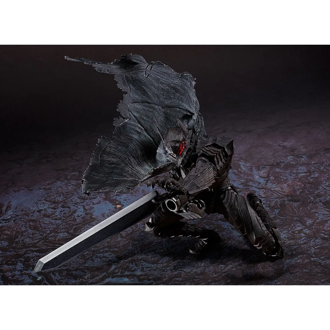 Bandai S.H. Figuarts Berserk Guts Berserker Armor Heat Of Passion Figure (black)