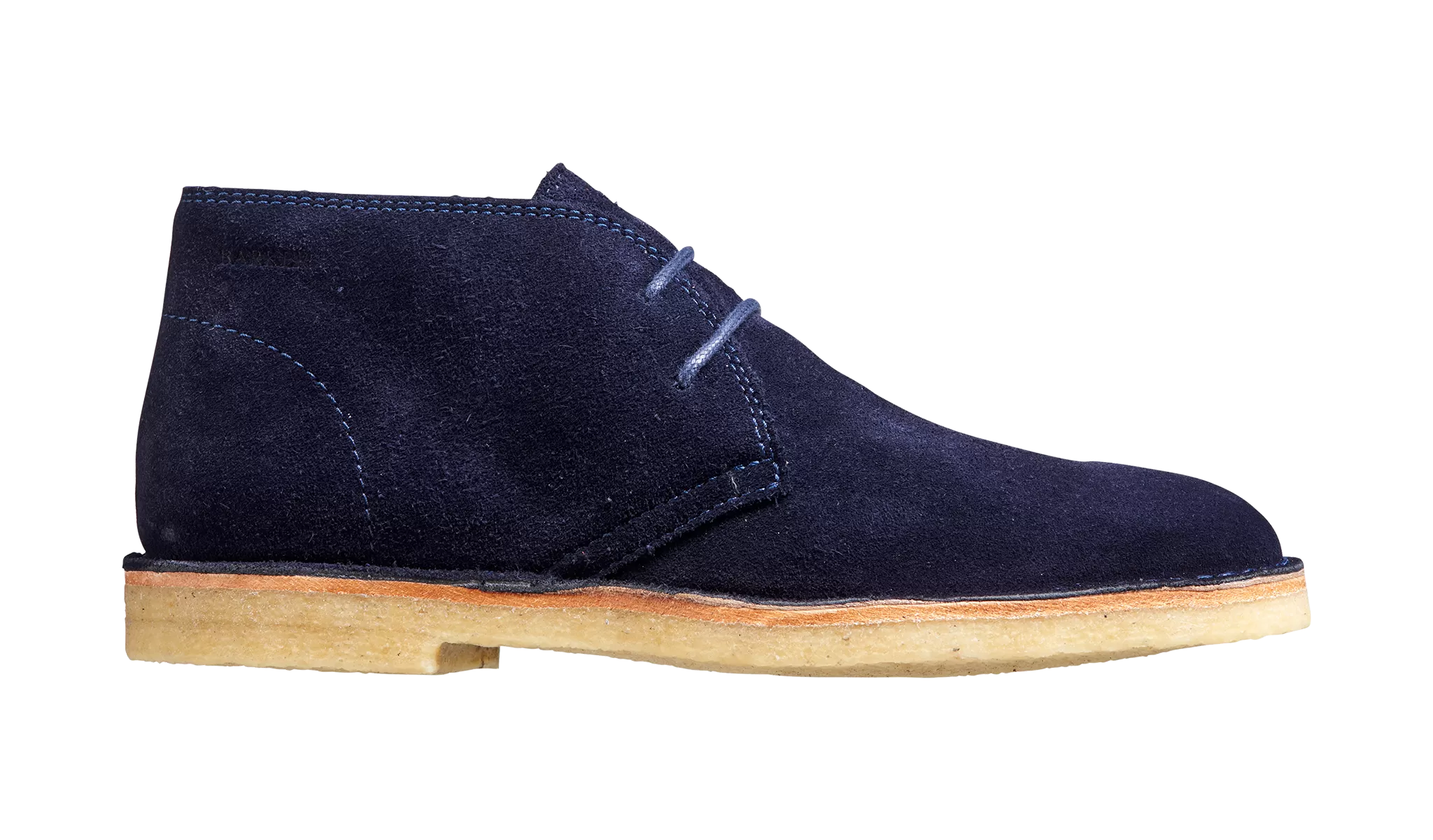 Barker Monty Desert Boot - Navy Suede