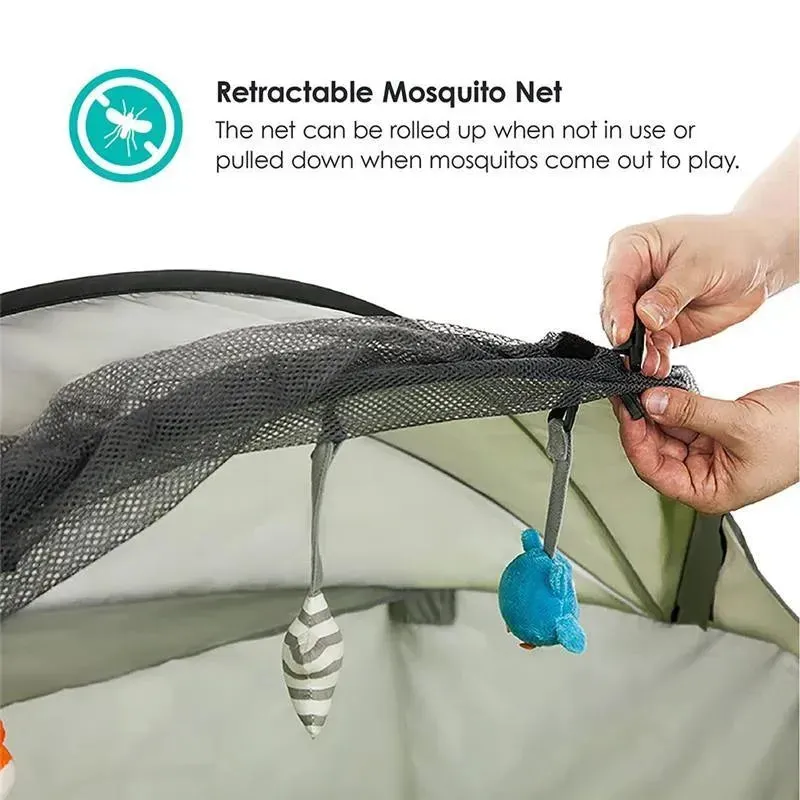 Bbluv Nidö - 2 In 1 Travel & Play Tent, Fun Canopy with UV Protection