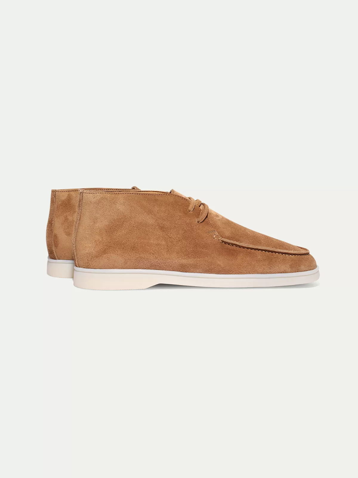 Beige Suede Desert Boot