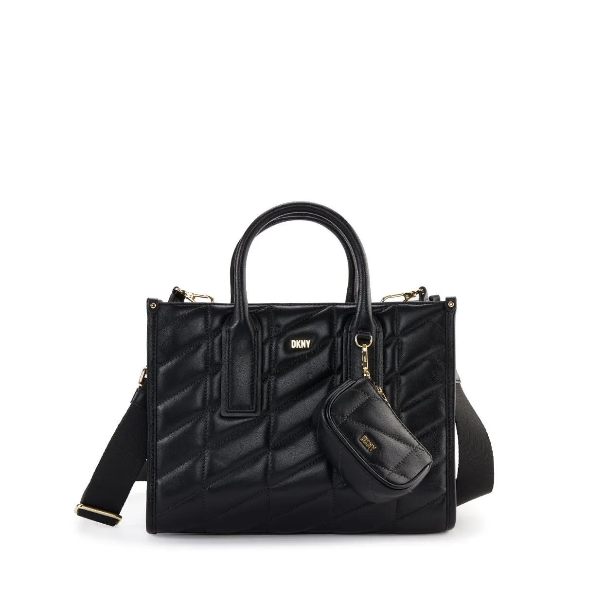 Betty Small Tote -Black/Gold