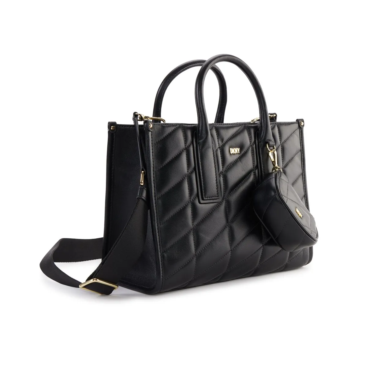 Betty Small Tote -Black/Gold