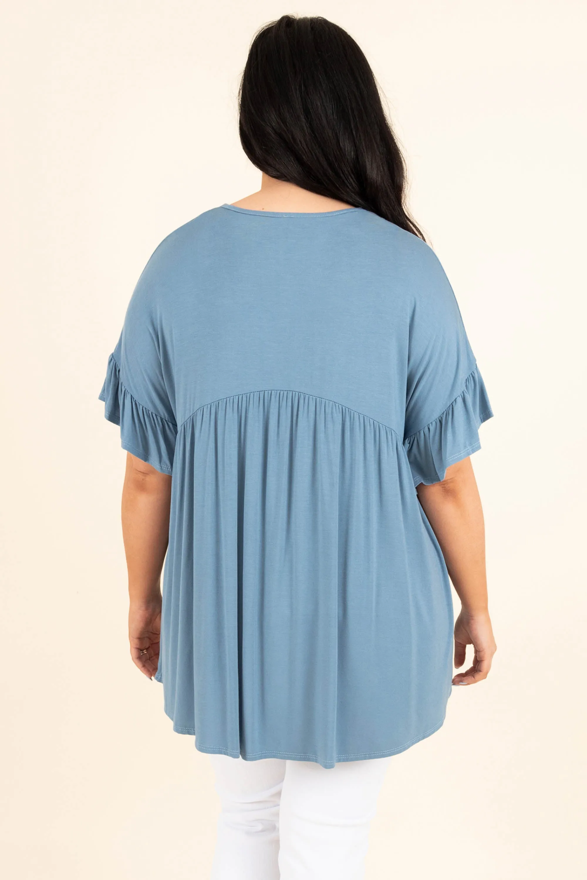 Bittersweet Beginnings Top, Blue