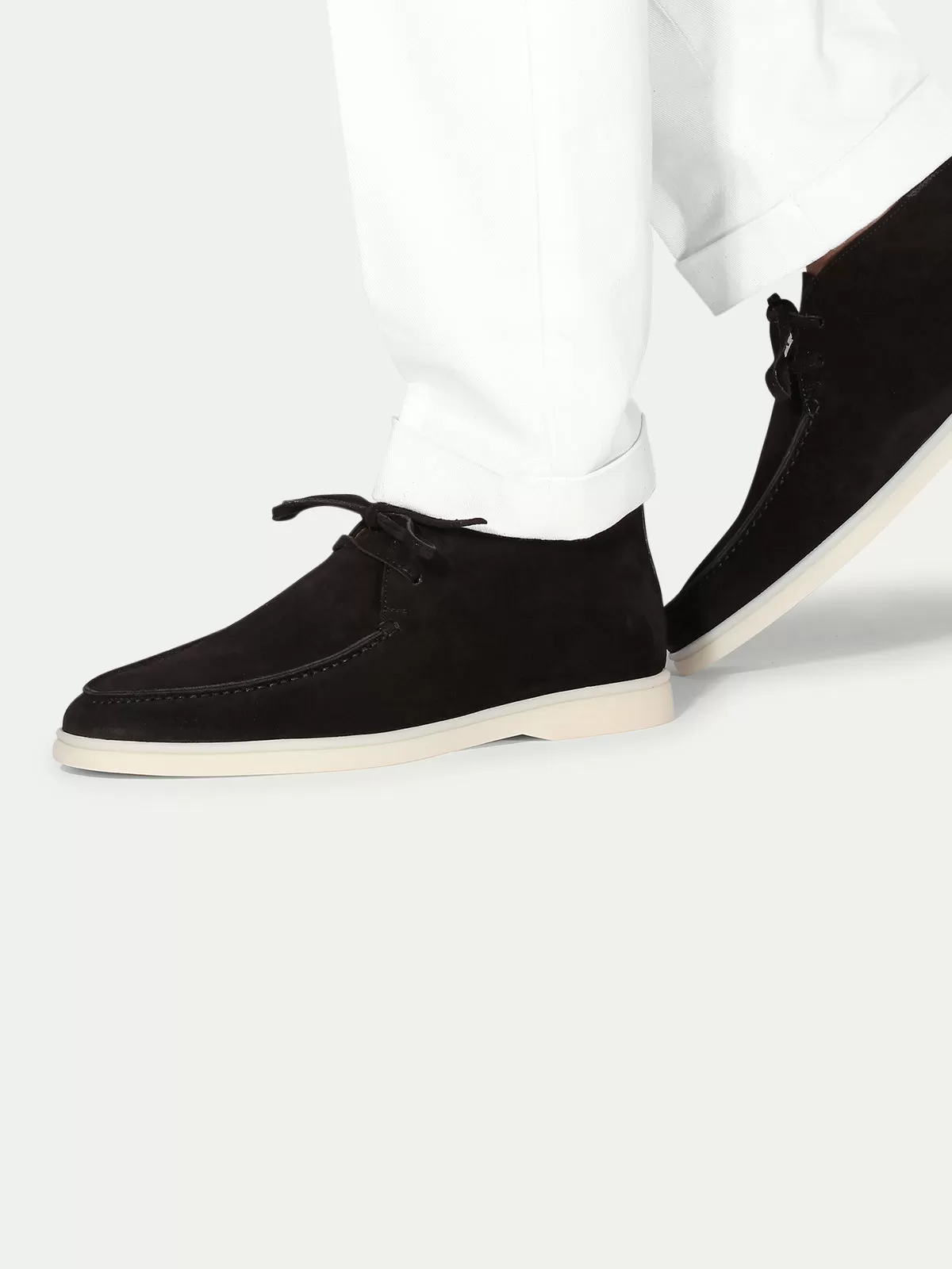 Black Suede Desert Boot