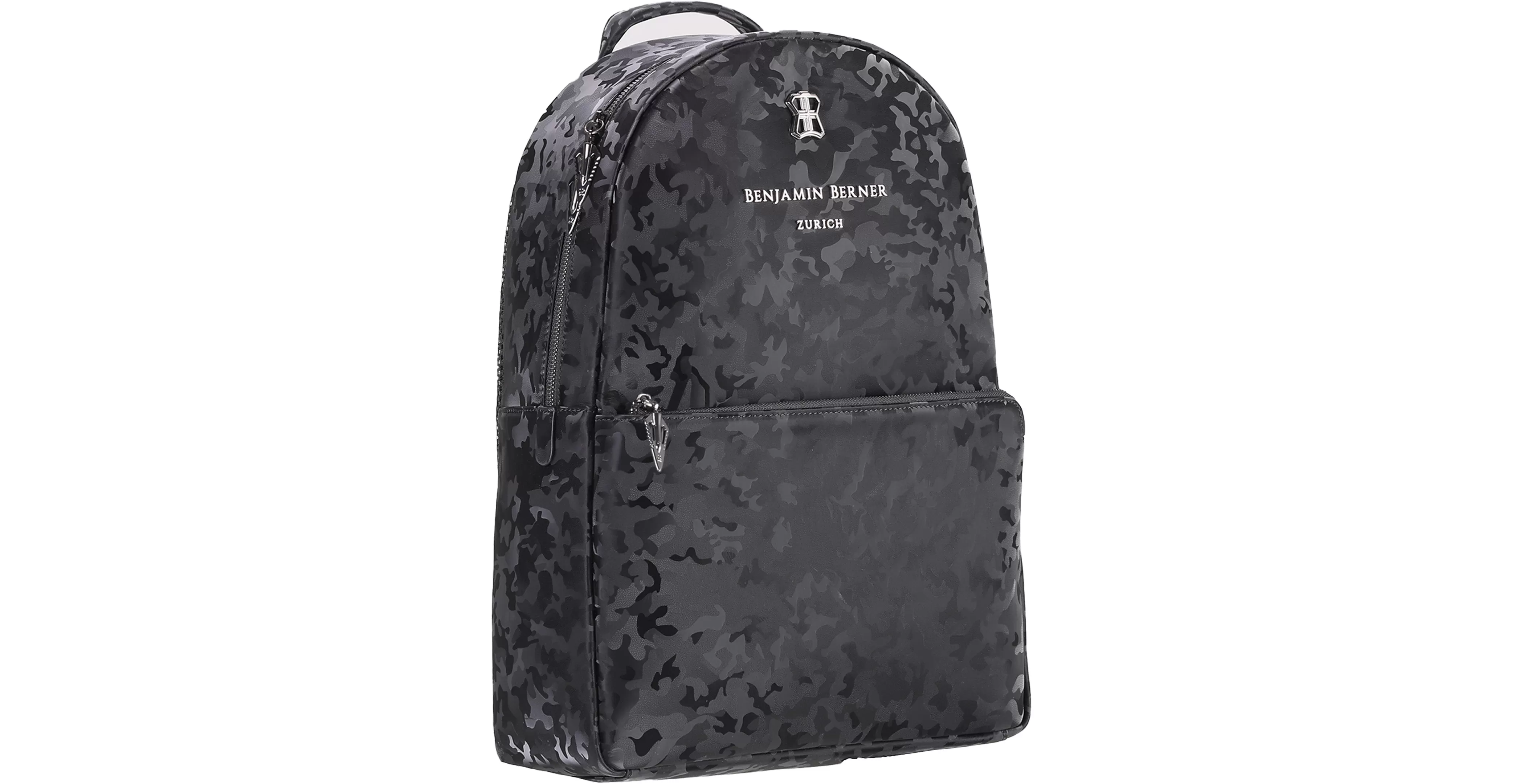 BNJ BACKPACK BLACK REFLECTIVE  CAMOUFLAGE CALFSKIN