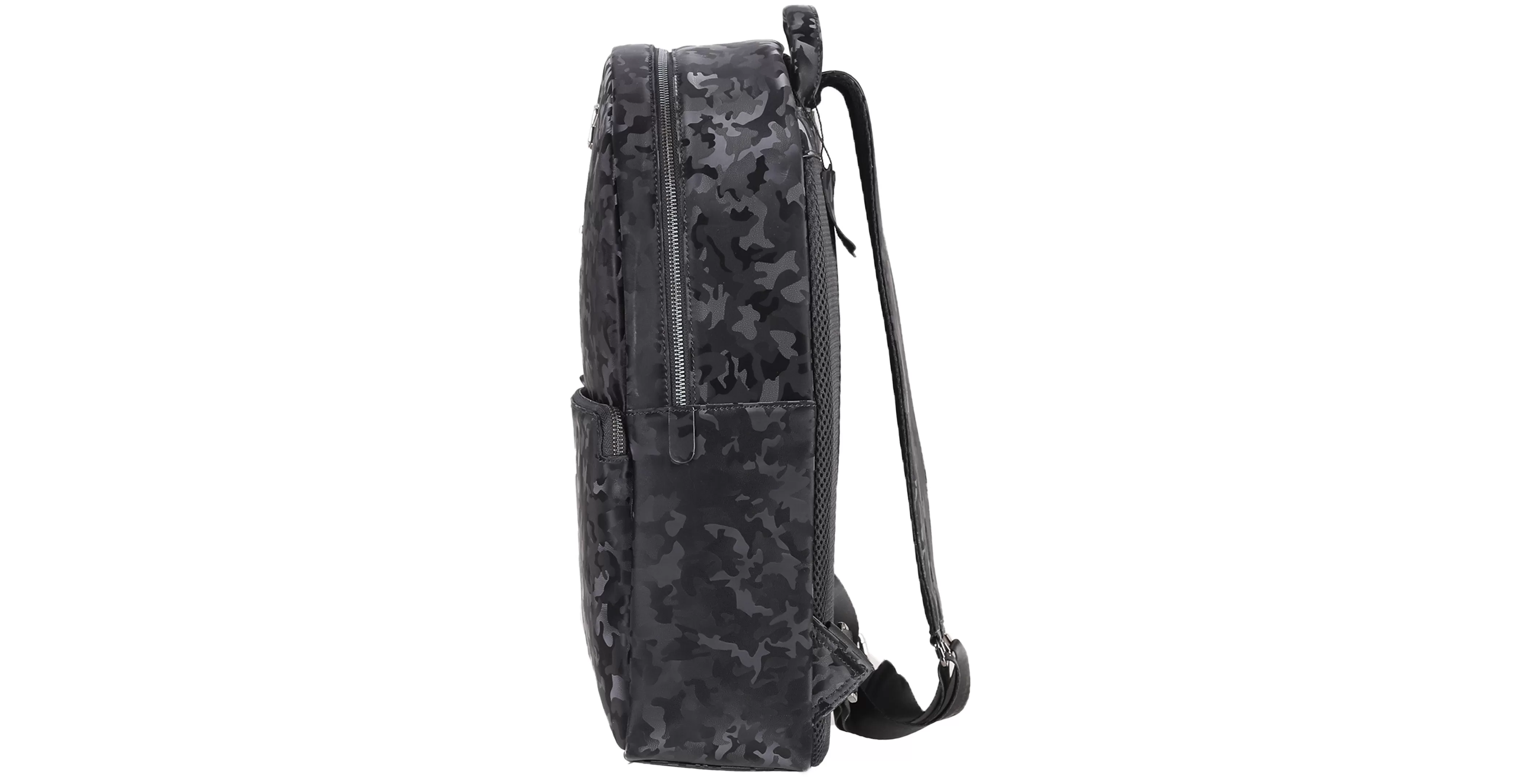 BNJ BACKPACK BLACK REFLECTIVE  CAMOUFLAGE CALFSKIN