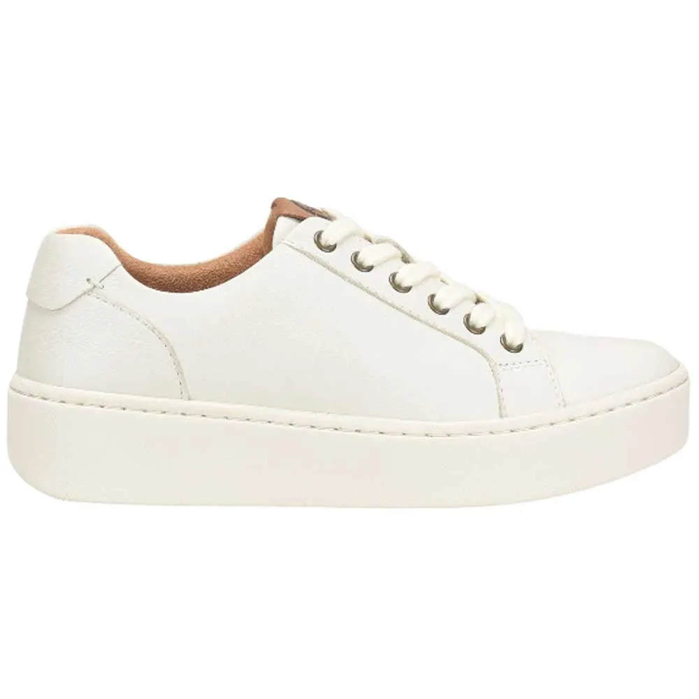 Born Mira Platform Sneaker White Sea Salt Full Grain (Women's)