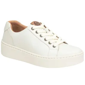 Born Mira Platform Sneaker White Sea Salt Full Grain (Women's)