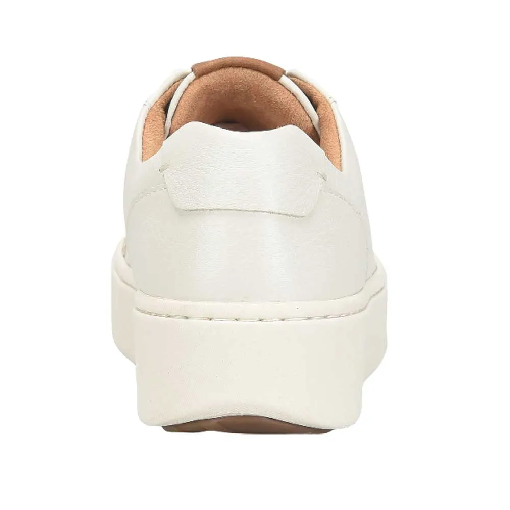 Born Mira Platform Sneaker White Sea Salt Full Grain (Women's)