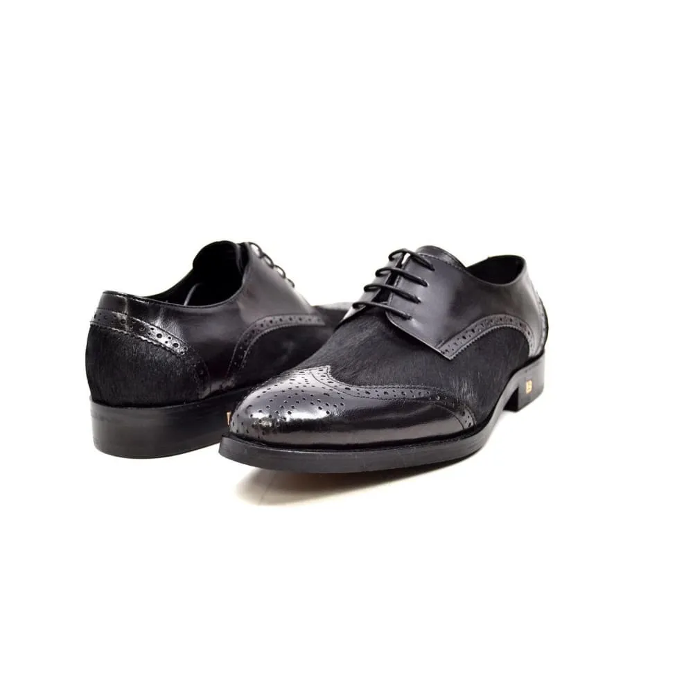 British Walkers President Men's Leather and Pony Skin Oxfords