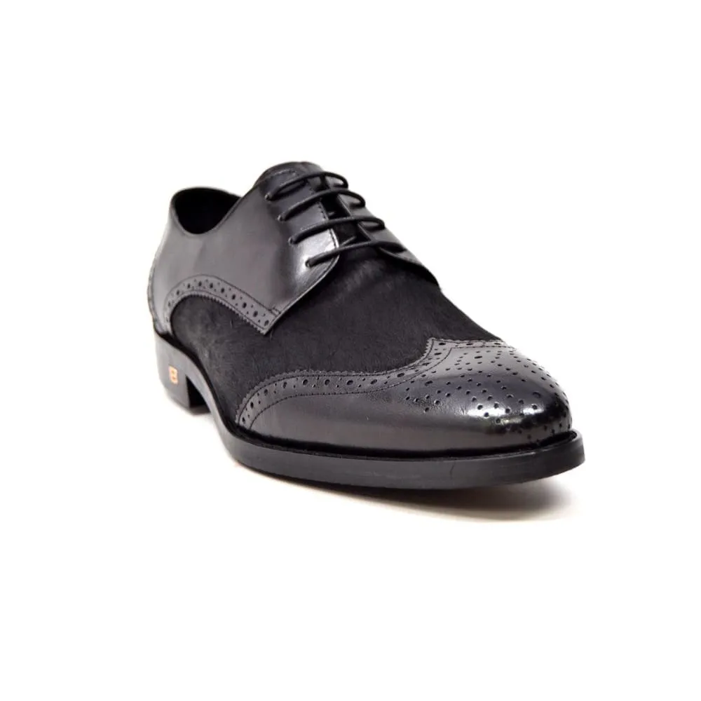 British Walkers President Men's Leather and Pony Skin Oxfords