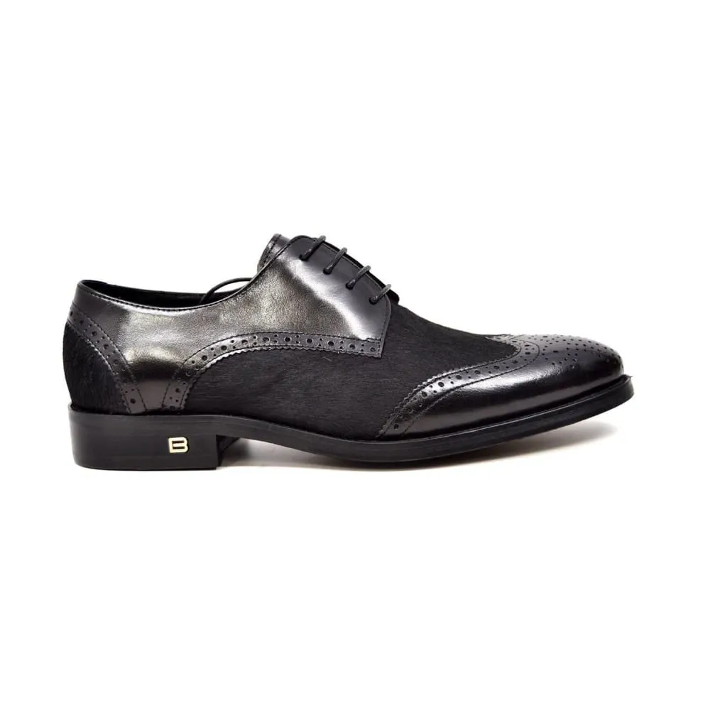 British Walkers President Men's Leather and Pony Skin Oxfords